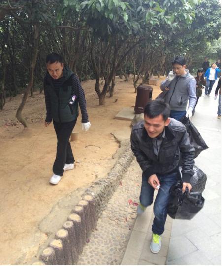 爱护自然，从我做起|2015东维图羊台山公益环保活动